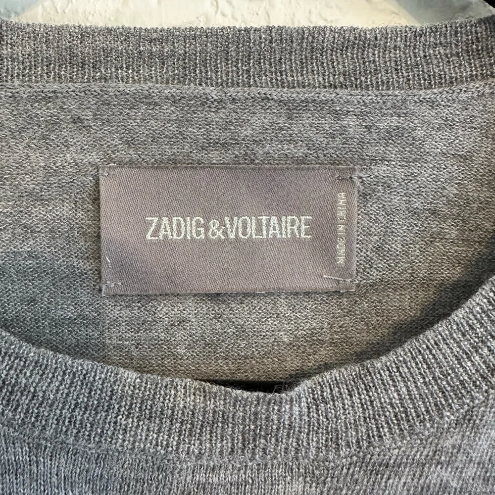 Zadig & Voltaire Merino Wool Skull Sweater Size M - Picture 3 of 4